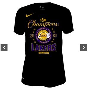 Los Angeles Lakers Nike Women's 2020 NBA Finals Champions Locker Room T-Shirt